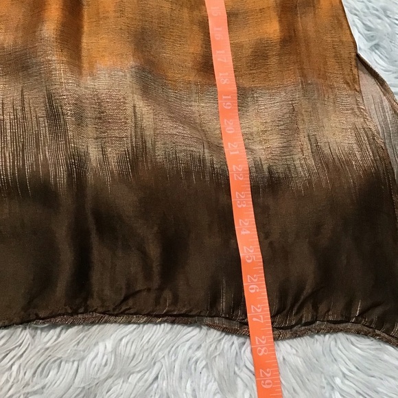 Robert Kitchen Canada Silk Top & Skirt Set size M - Picture 11 of 12